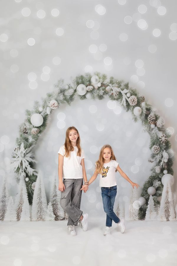 Kate 白 クリスマス ボケ味 誕生日 背景 写真撮影用