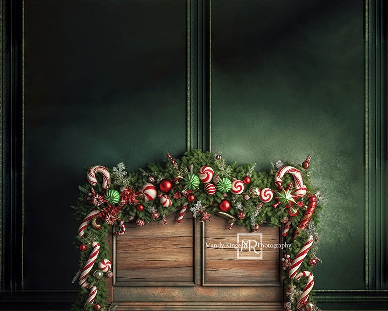 Kate クリスマス あめ ベッドヘッド 背景 Designed by Mandy Ringe Photography
