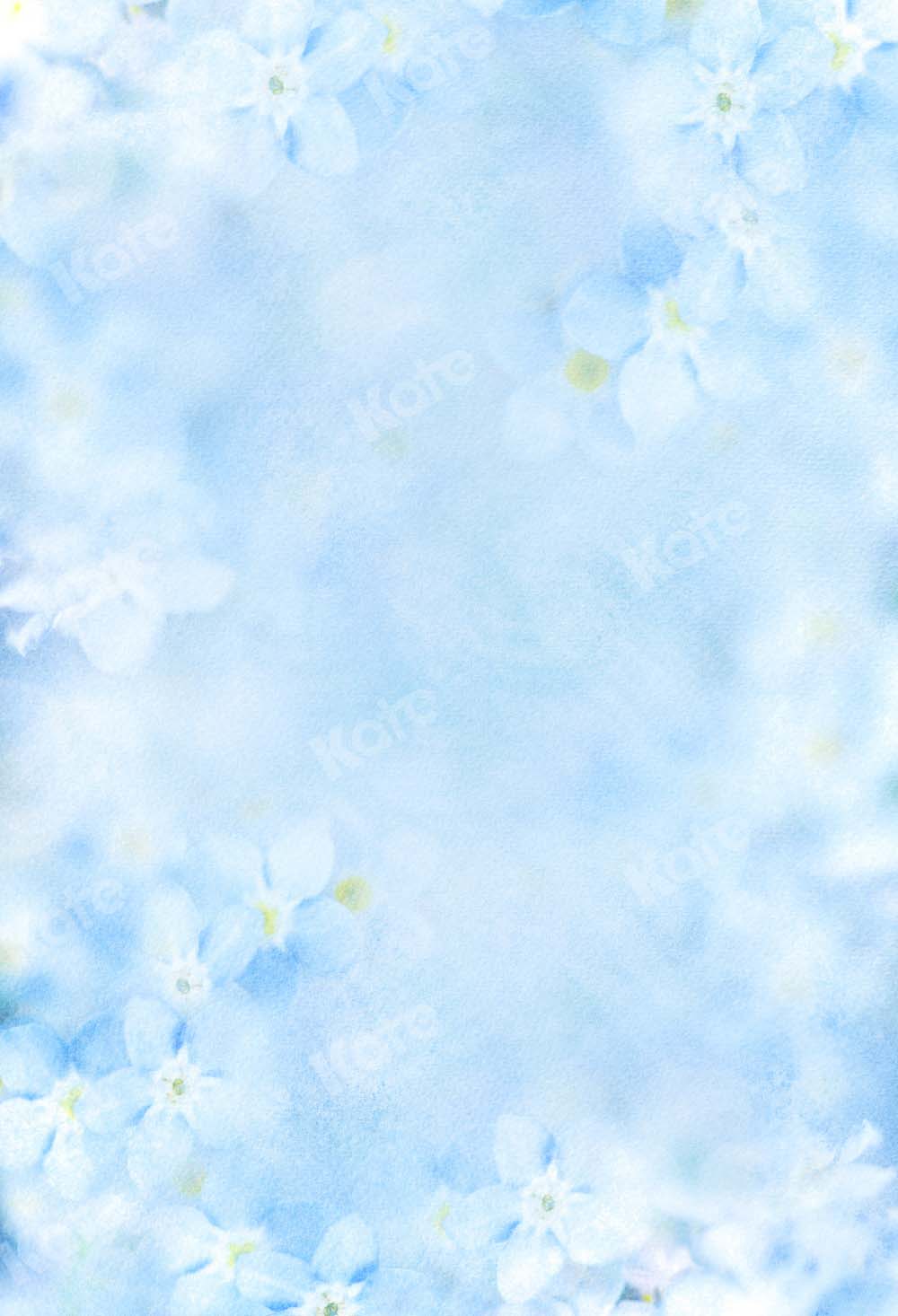 Kate花夏新鮮な青色概要テクスチャの写真Kate Image