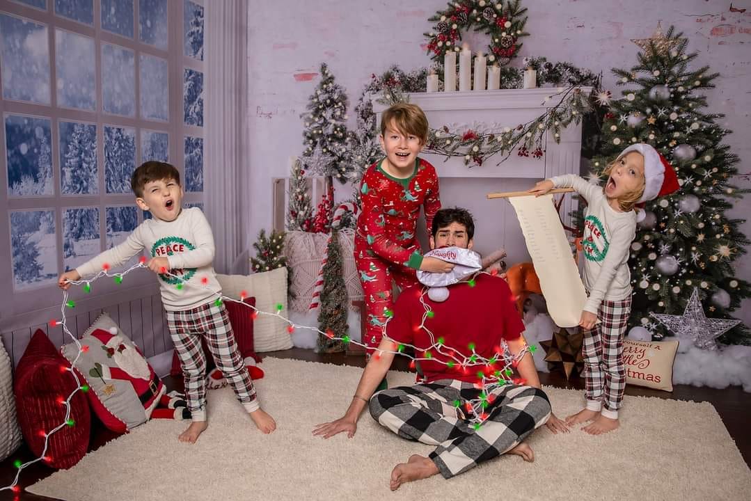 kateクリスマススノールームセット(8ftx8ft&10ftx8ft&8ftx10ft)