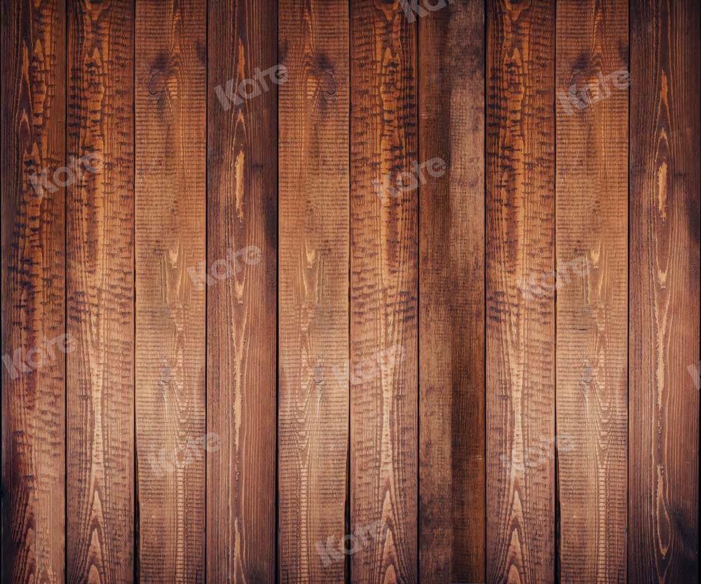 kate茶色の板の木目調の背景