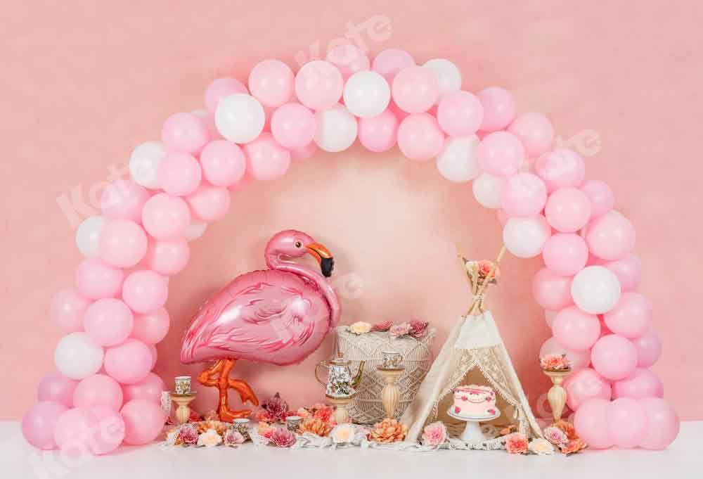 Kate誕生日レインボーアーチ背景アフタヌーンティーEmetselchデザイン