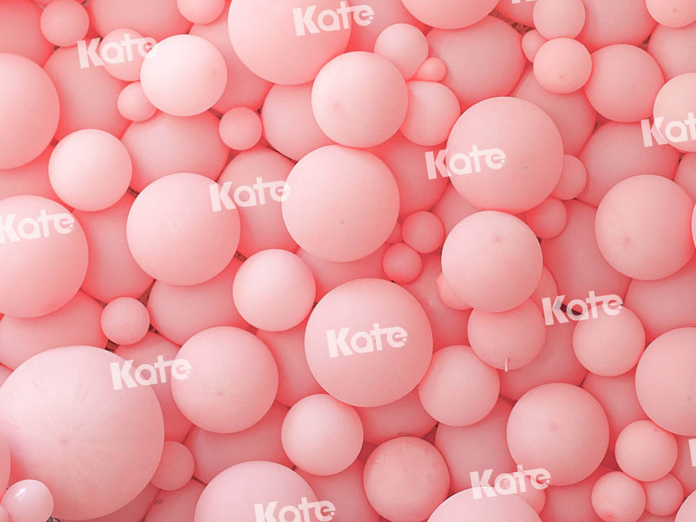 Kateピンクの活力バルーンの背景Chain Photography