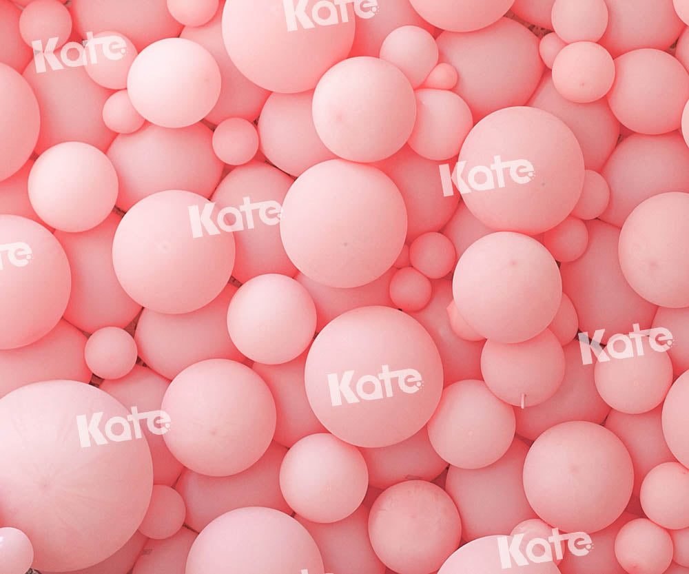 Kateピンクの活力バルーンの背景Chain Photography