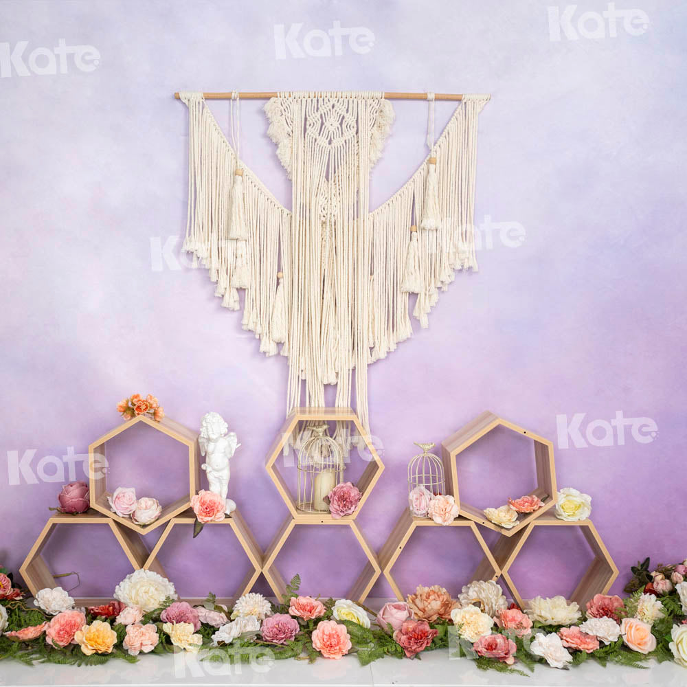 Kate秘密の庭の背景紫の花Emetselchデザイン