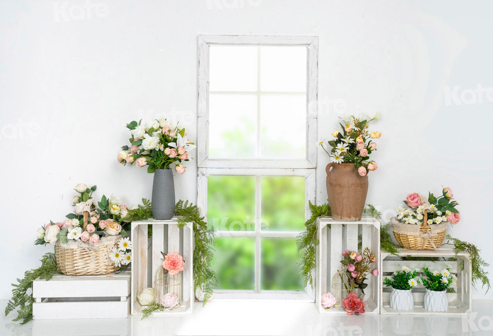 Kate春の花の背景サンルームEmetselchデザイン