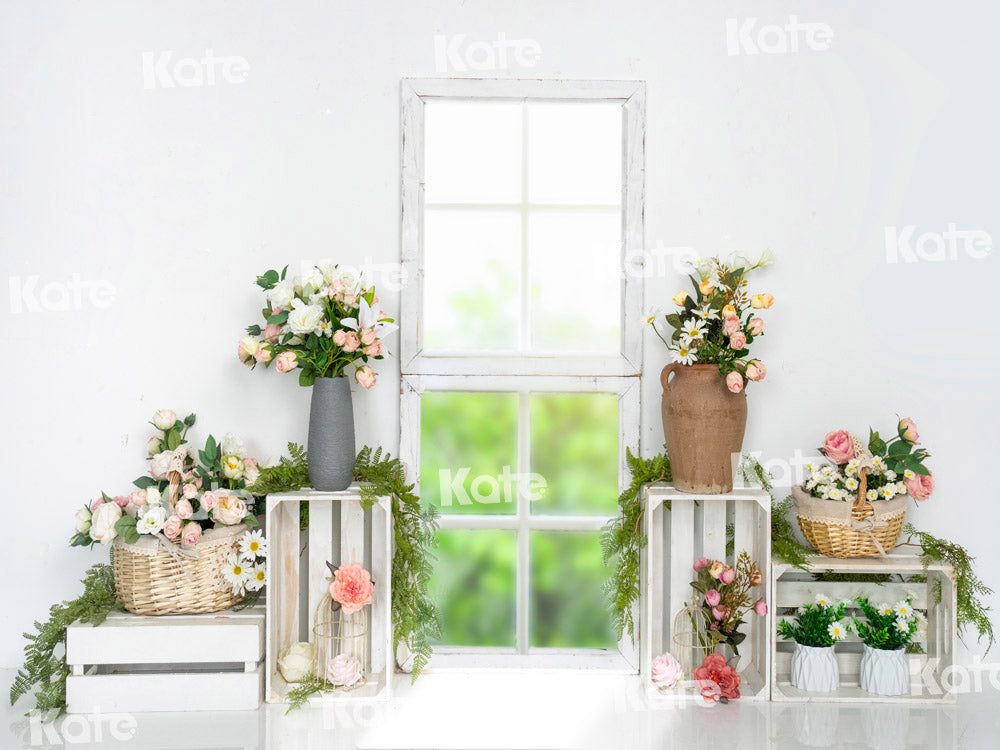 Kate春の花の背景サンルームEmetselchデザイン