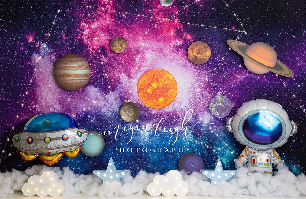 Kate宇宙の星座宇宙船ケーキスマッシュMegan Leigh設計