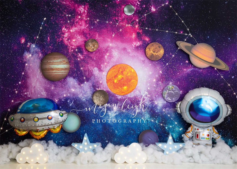 Kate宇宙の星座宇宙船ケーキスマッシュMegan Leigh設計