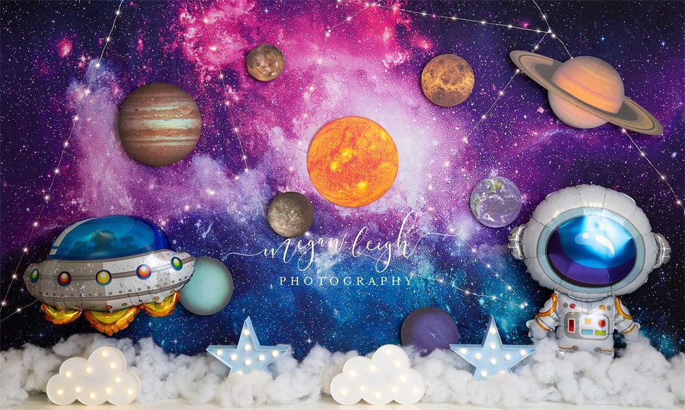 Kate宇宙の星座宇宙船ケーキスマッシュMegan Leigh設計