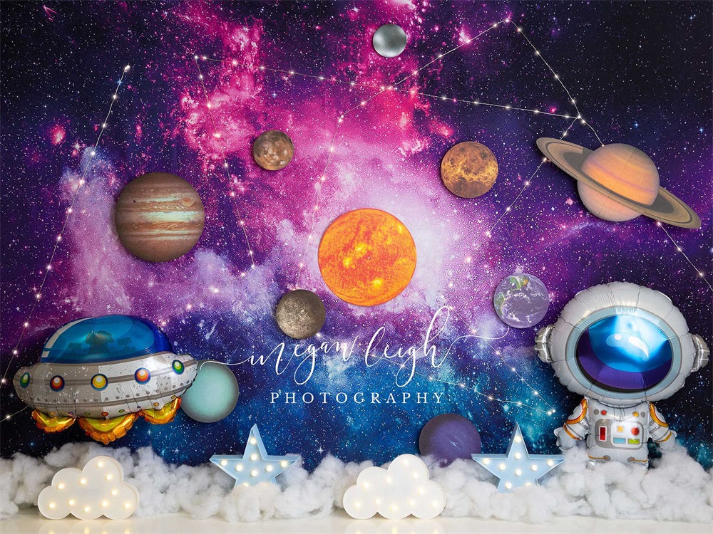 Kate宇宙の星座宇宙船ケーキスマッシュMegan Leigh設計
