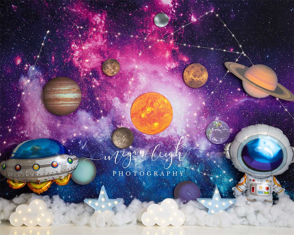 Kate宇宙の星座宇宙船ケーキスマッシュMegan Leigh設計