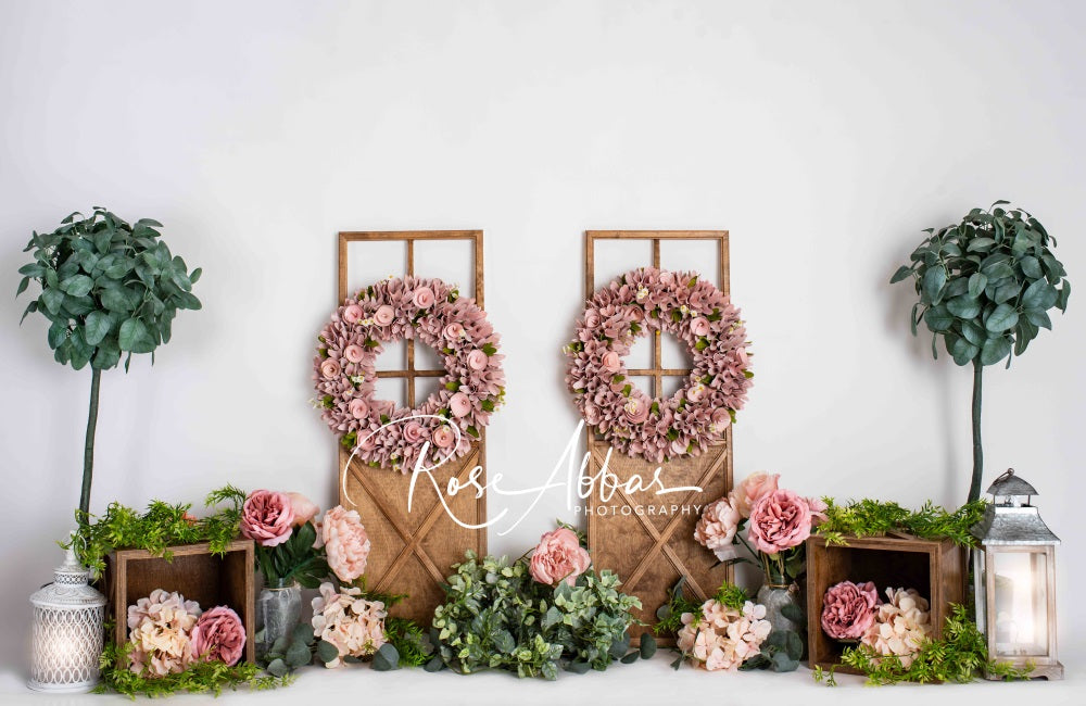 Kate春の花テクスチャ花輪公園誕生日の背景Rose Abbas設計