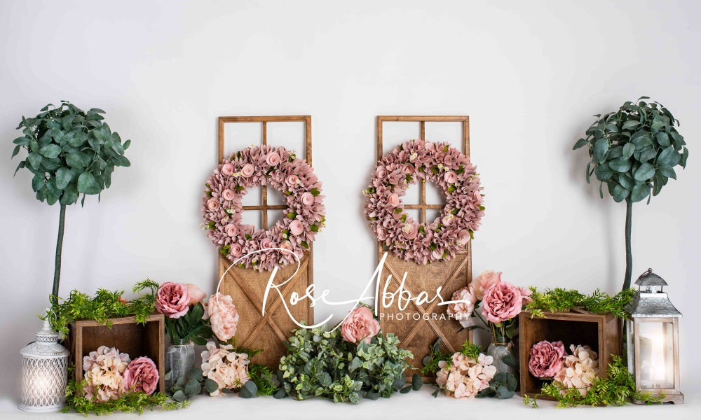 Kate春の花テクスチャ花輪公園誕生日の背景Rose Abbas設計