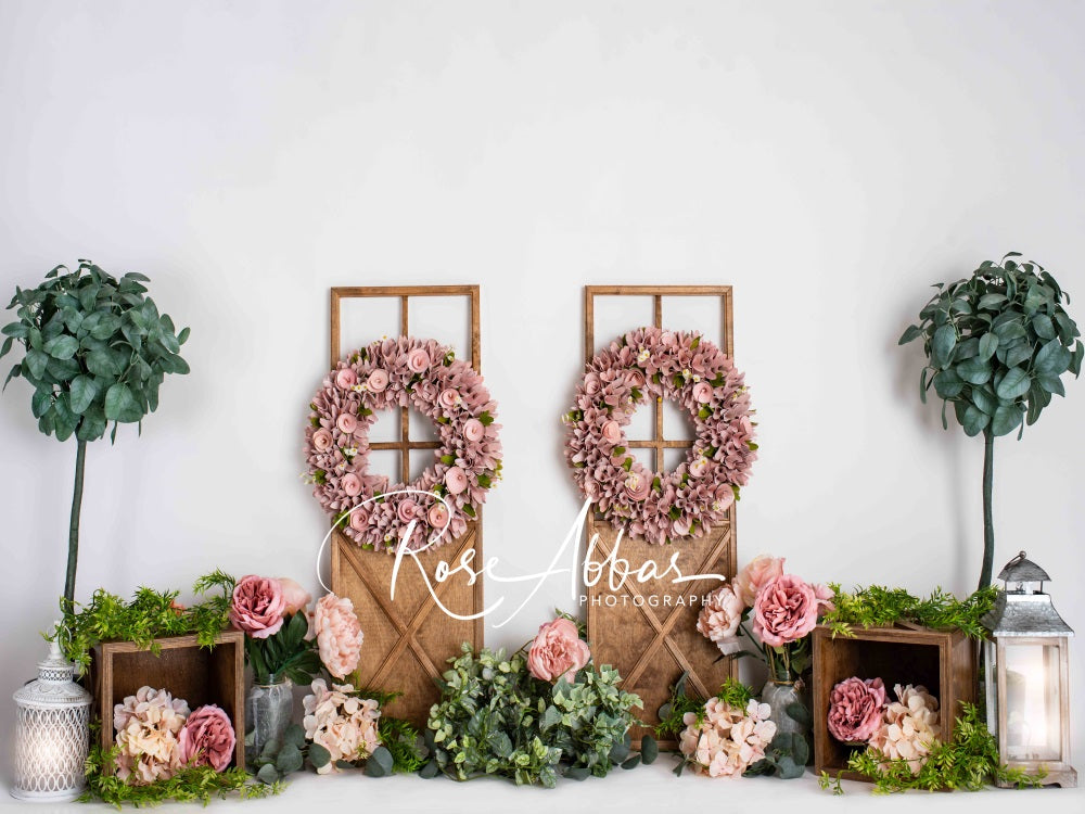 Kate春の花テクスチャ花輪公園誕生日の背景Rose Abbas設計