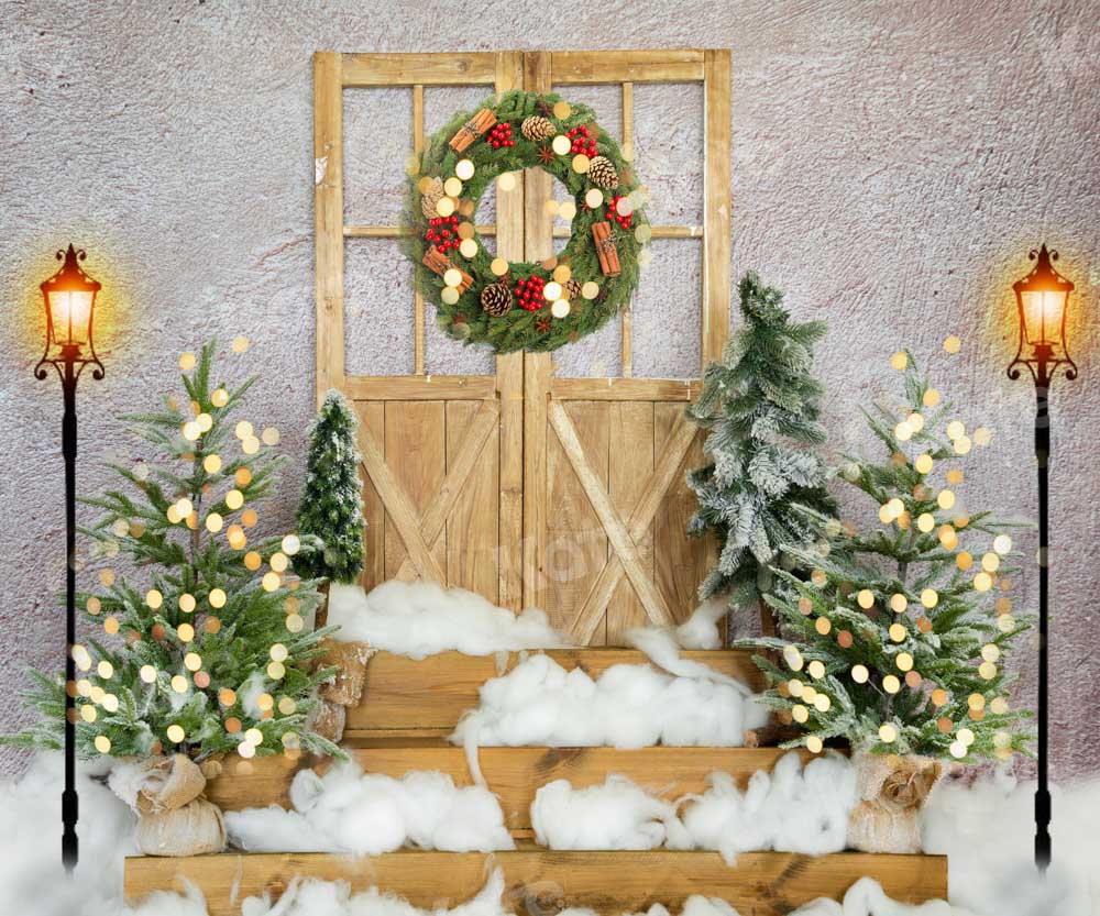 Kateクリスマスの背景屋外雪Emetselchデザイン