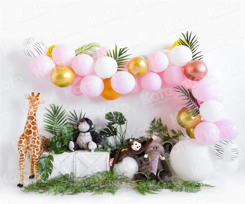 Kate誕生日背景野生動物風船Uta Mueller設計