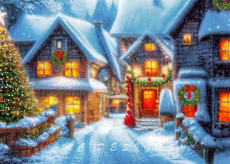 Kateクリスマス村の背景デザイナーCandice Compton