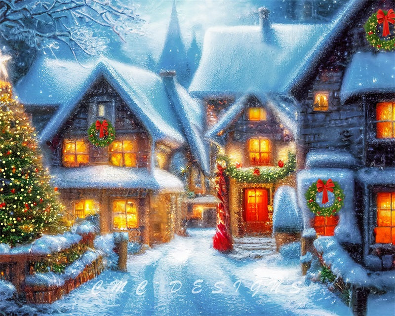 Kateクリスマス村の背景デザイナーCandice Compton