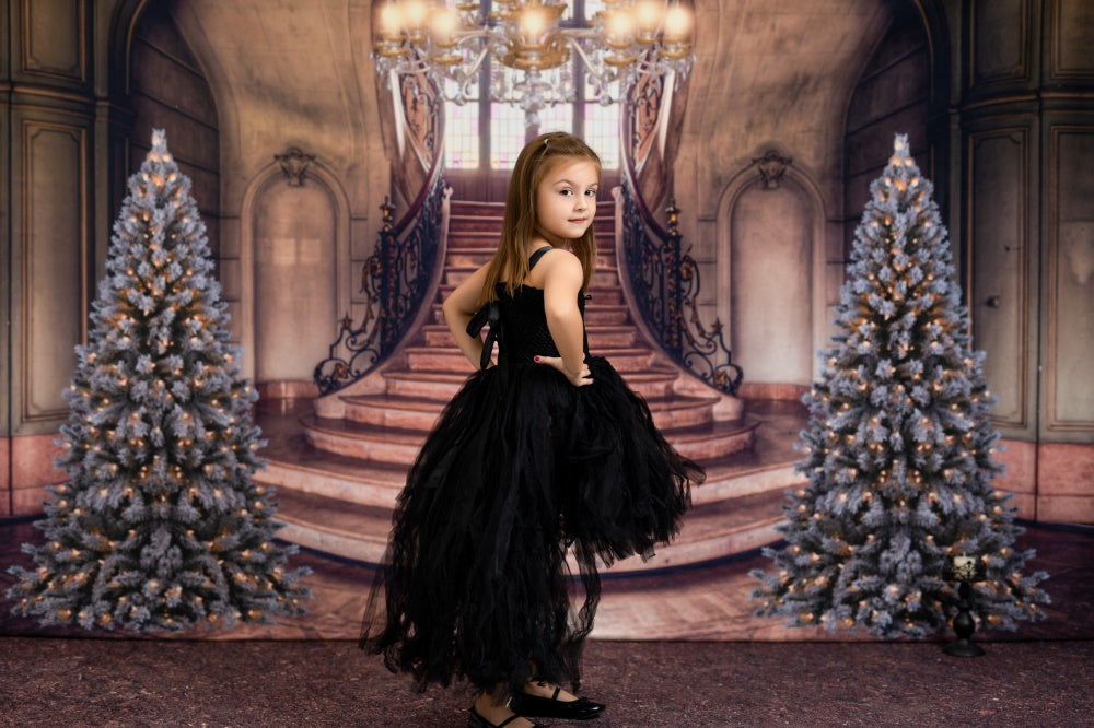 写真撮影のためのkateクリスマスレトロな背景