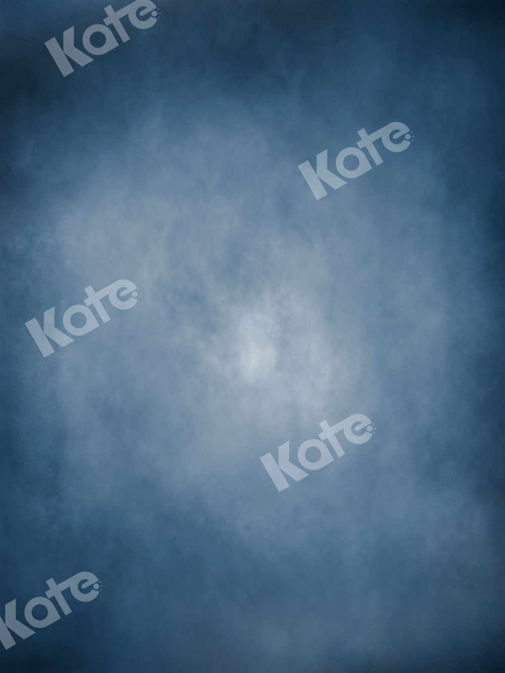 Kate 抽象的な青い肖像写真の背景