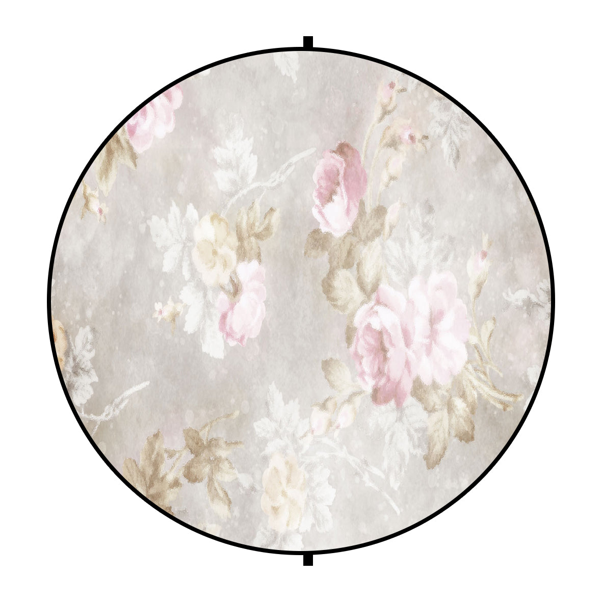 Kate 白い花と紫色の花の抽象的な折りたたみ背景写真5X5ft(1.5x1.5m)