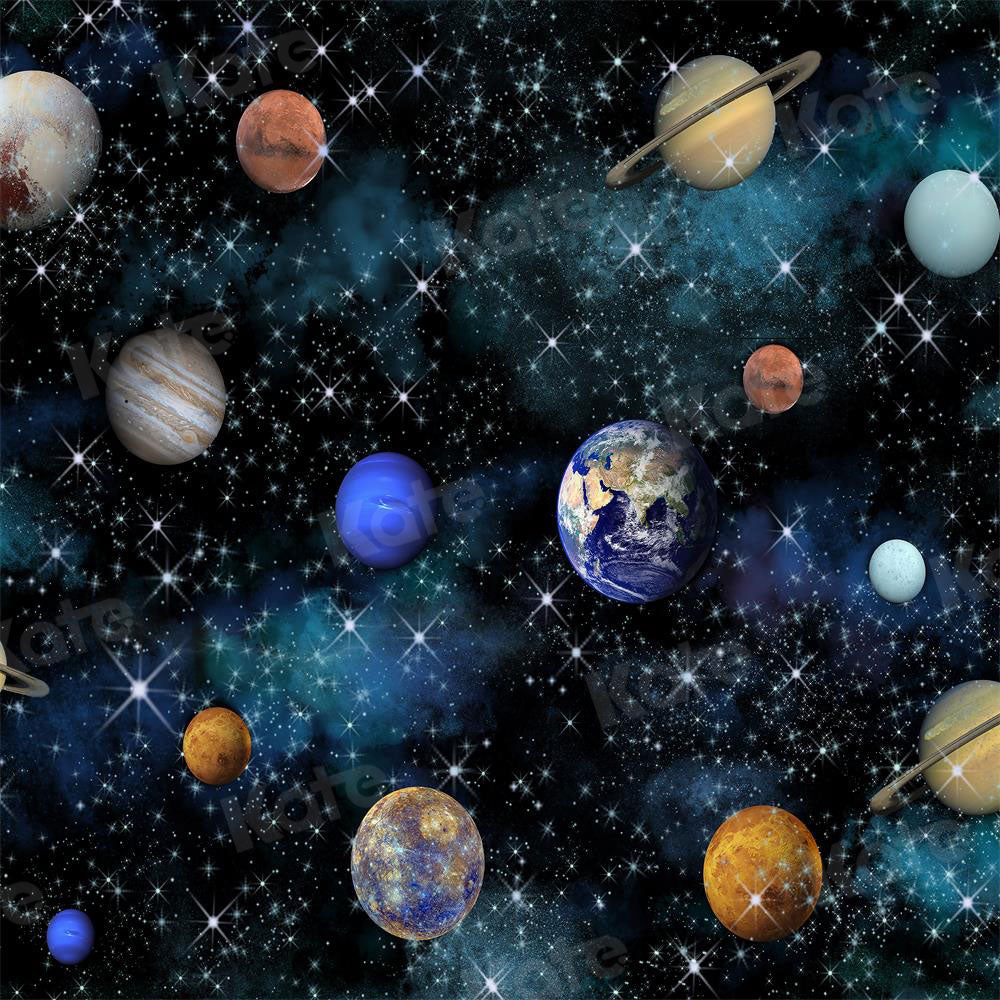 Kate宇宙空間の背景小惑星の星GQデザイン