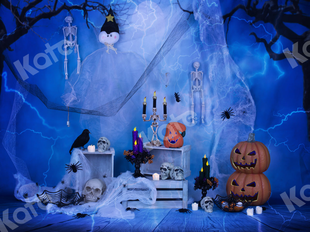 Kate 写真のためのハロウィーンのカボチャとトンボの装飾背景 によって設計された Studio Gumot