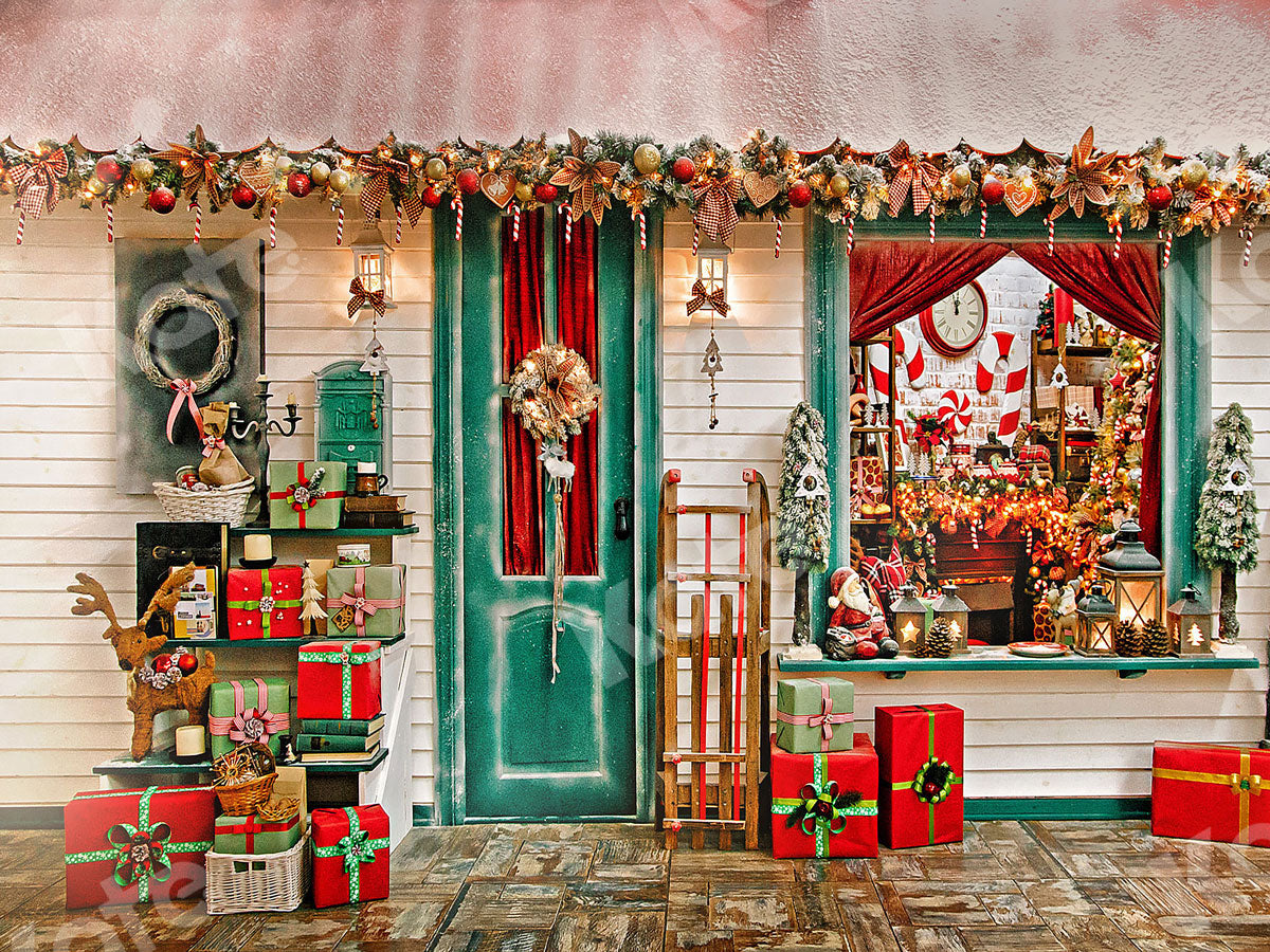 Kate クリスマスギフトショップの写真の背景