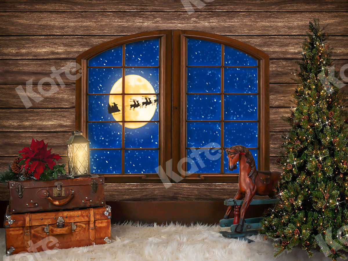 Kate 写真のクリスマスツリーサンタ背景 によって設計されたLisa Granden