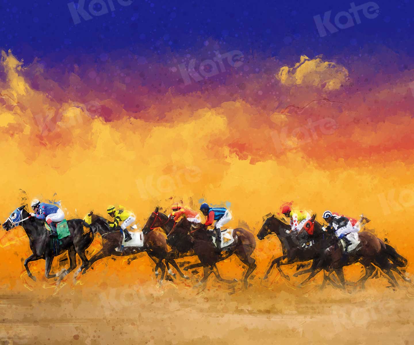 写真撮影のためのkateつの競争スポーツ競馬抽象的な背景