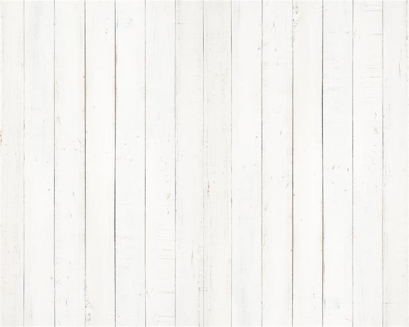 Kate 白い木の板のゴム製フロアマット（白い青みがかった）