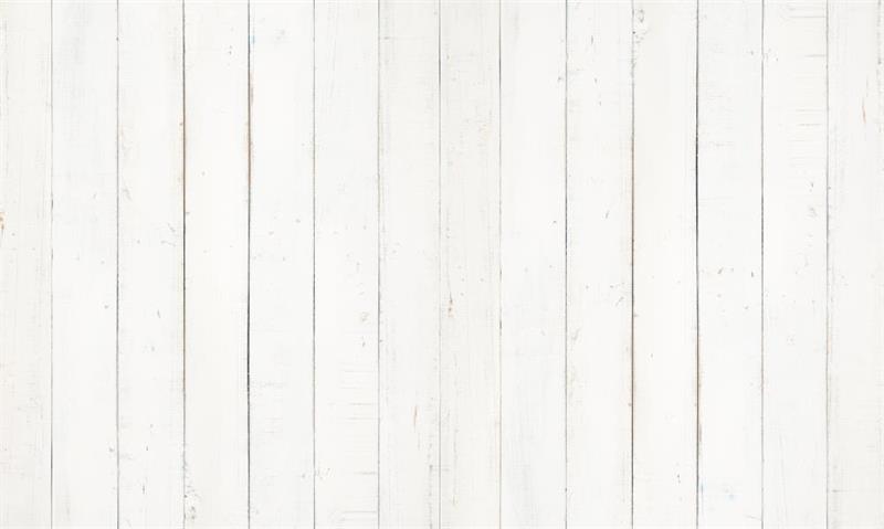 Kate 白い木の板のゴム製フロアマット（白い青みがかった）