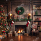 Kate レトロ クリスマスツリー 煙突 本 背景 写真撮影用