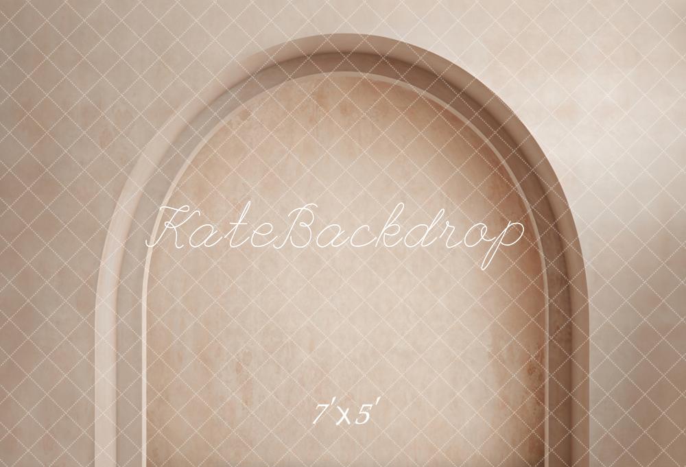 Kate ボヘミア 簡単 アーチ型のドア ベージュ エレガント 背景 にKate Image設計