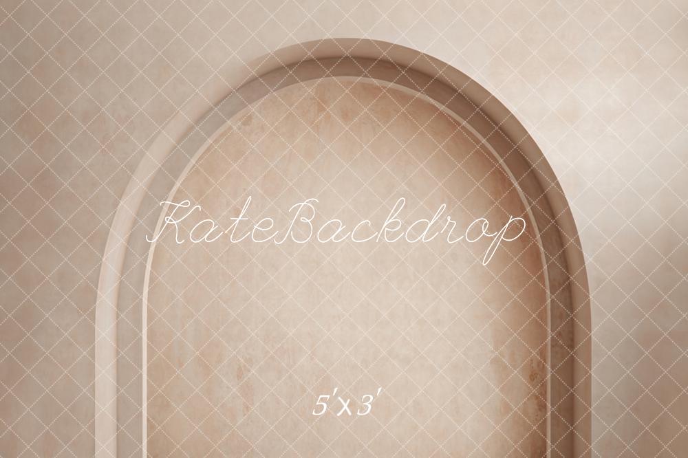 Kate ボヘミア 簡単 アーチ型のドア ベージュ エレガント 背景 にKate Image設計