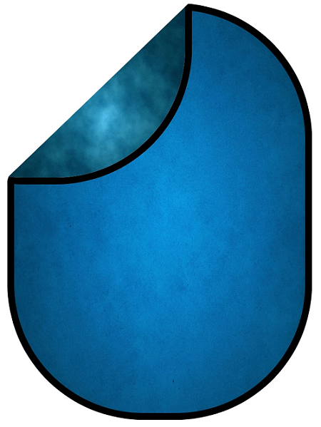 Kate ブルー新生児テクスチャ/ブルー抽象的なテクスチャ折りたたみ式背景写真5X6.5ft（1.5x2m）