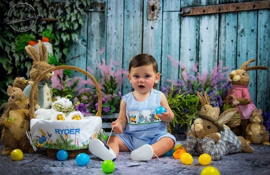 Kate古い納屋のドアの春の写真撮影用 子供の写真布
