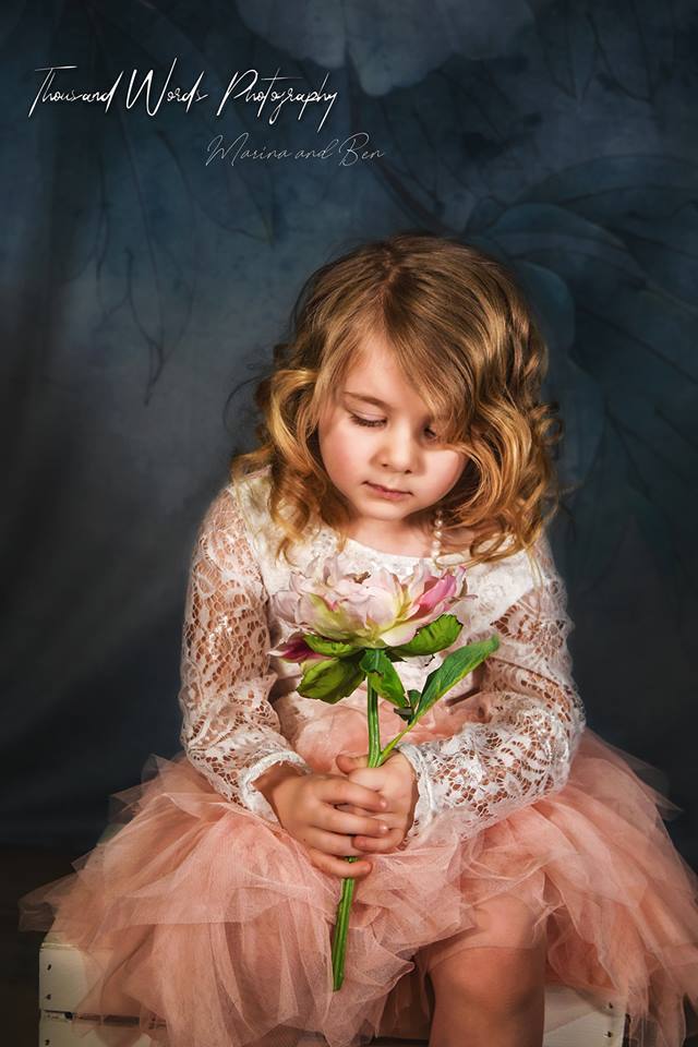 Kate 子供のための花の背景写真