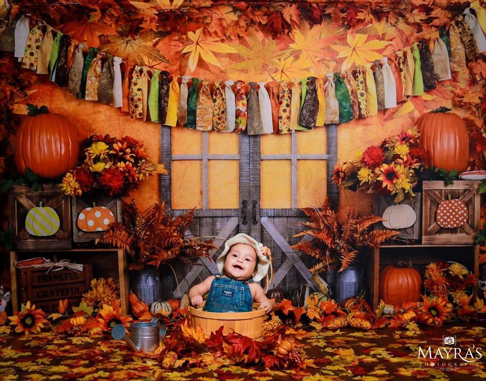 Kate 写真のための秋の収穫感謝祭の背景