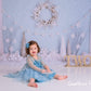 Kate 冬のワンダーランドスノーフレークの背景設計されたMandy Ringe Photography