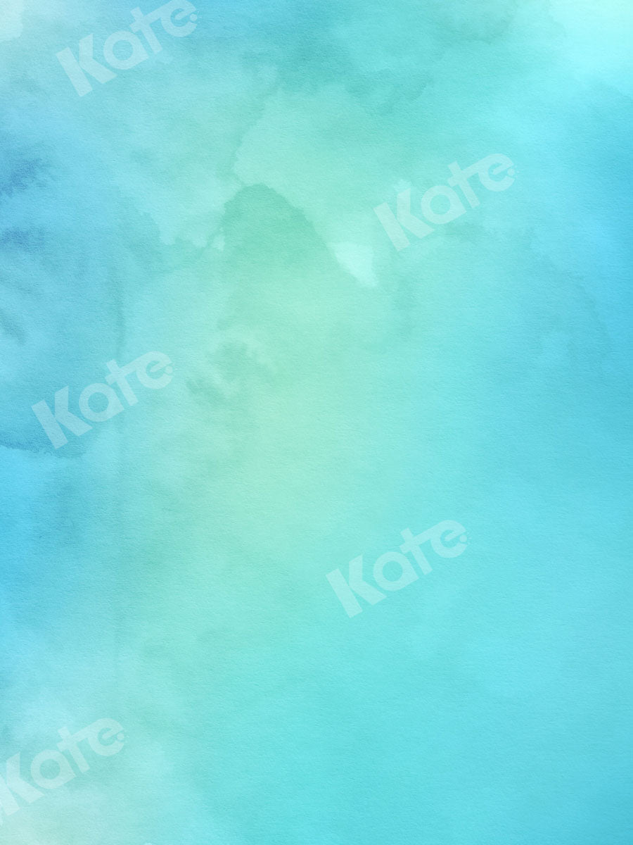 RTS-Kate水色青の抽象的なポートレートショットペットショットの背景(2X3M)