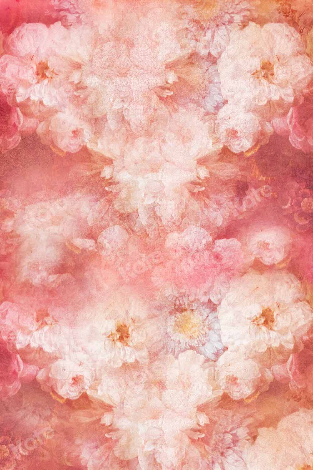 Kateピンクの抽象的な花の背景 GQによって設計