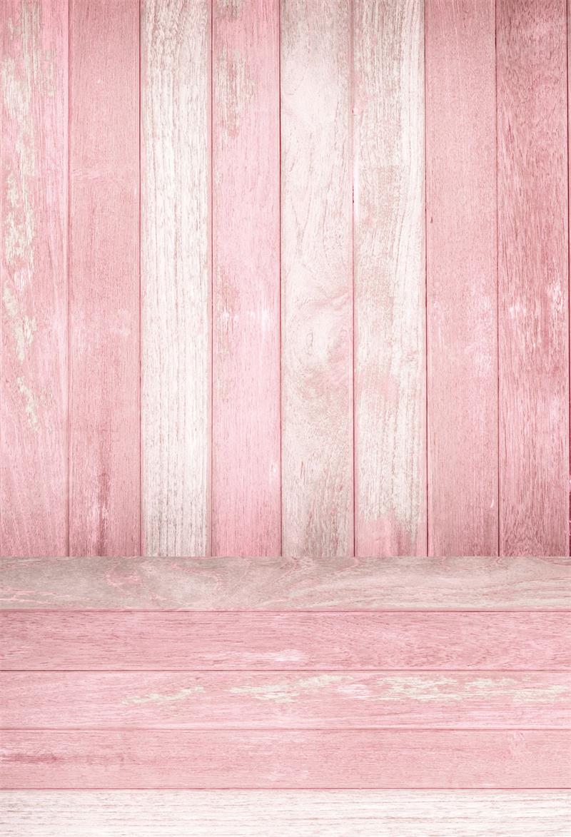 kateピンク色の縞模様の板の木のモザイクの背景Chain設計