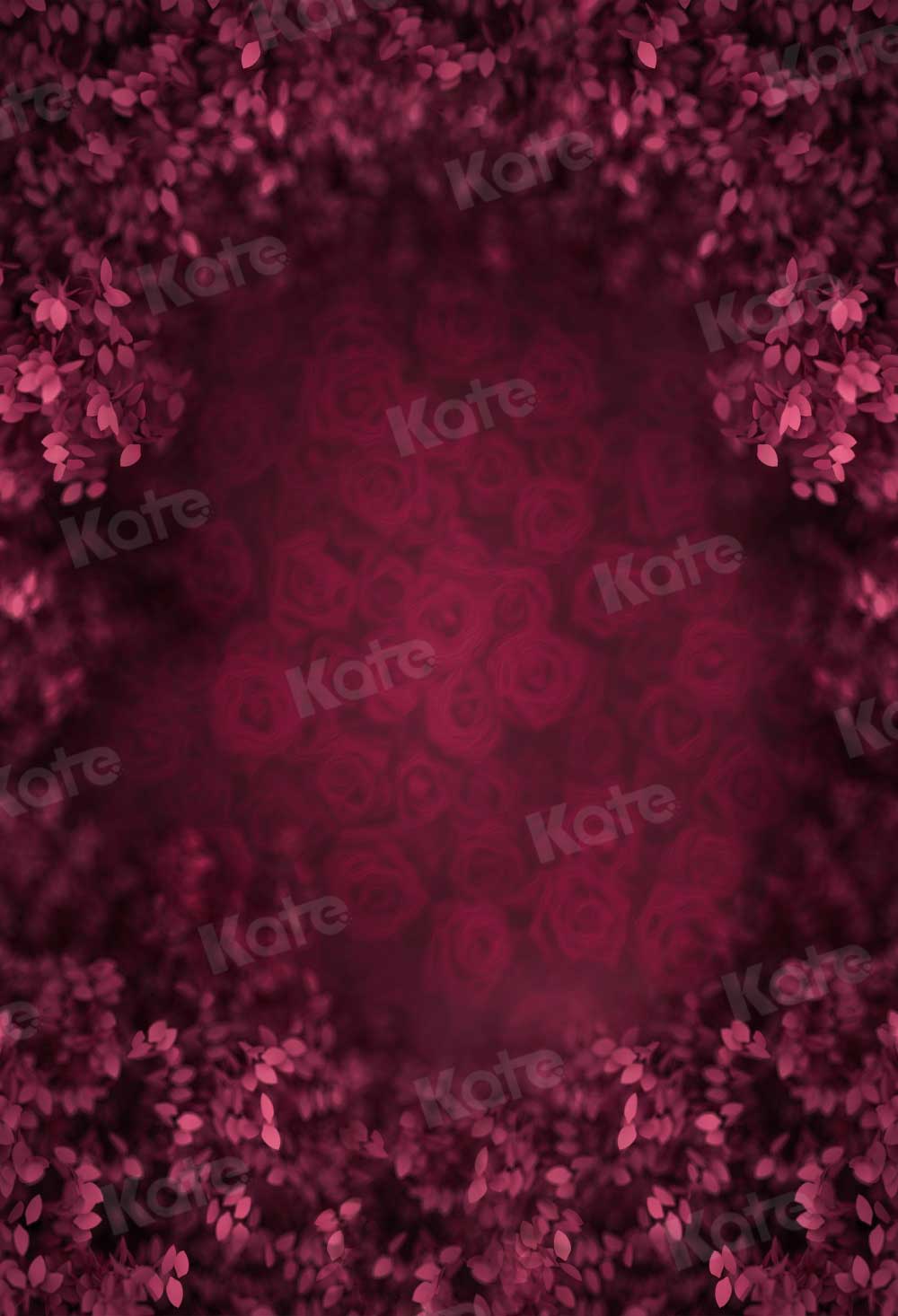 kate赤いバレンタイン抽象的な花の背景
