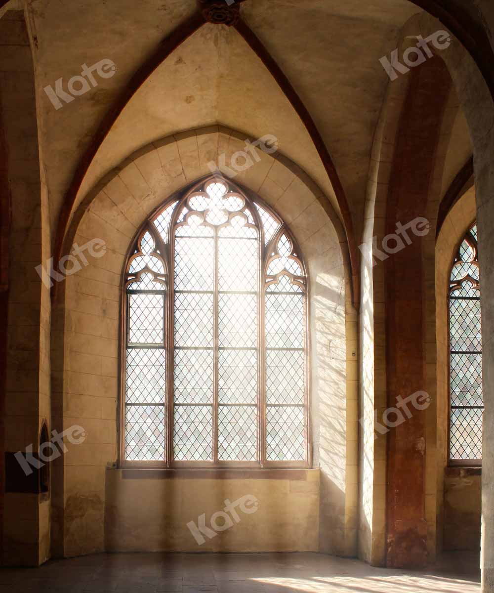 kate設計された教会の日光の背景の窓Chain設計