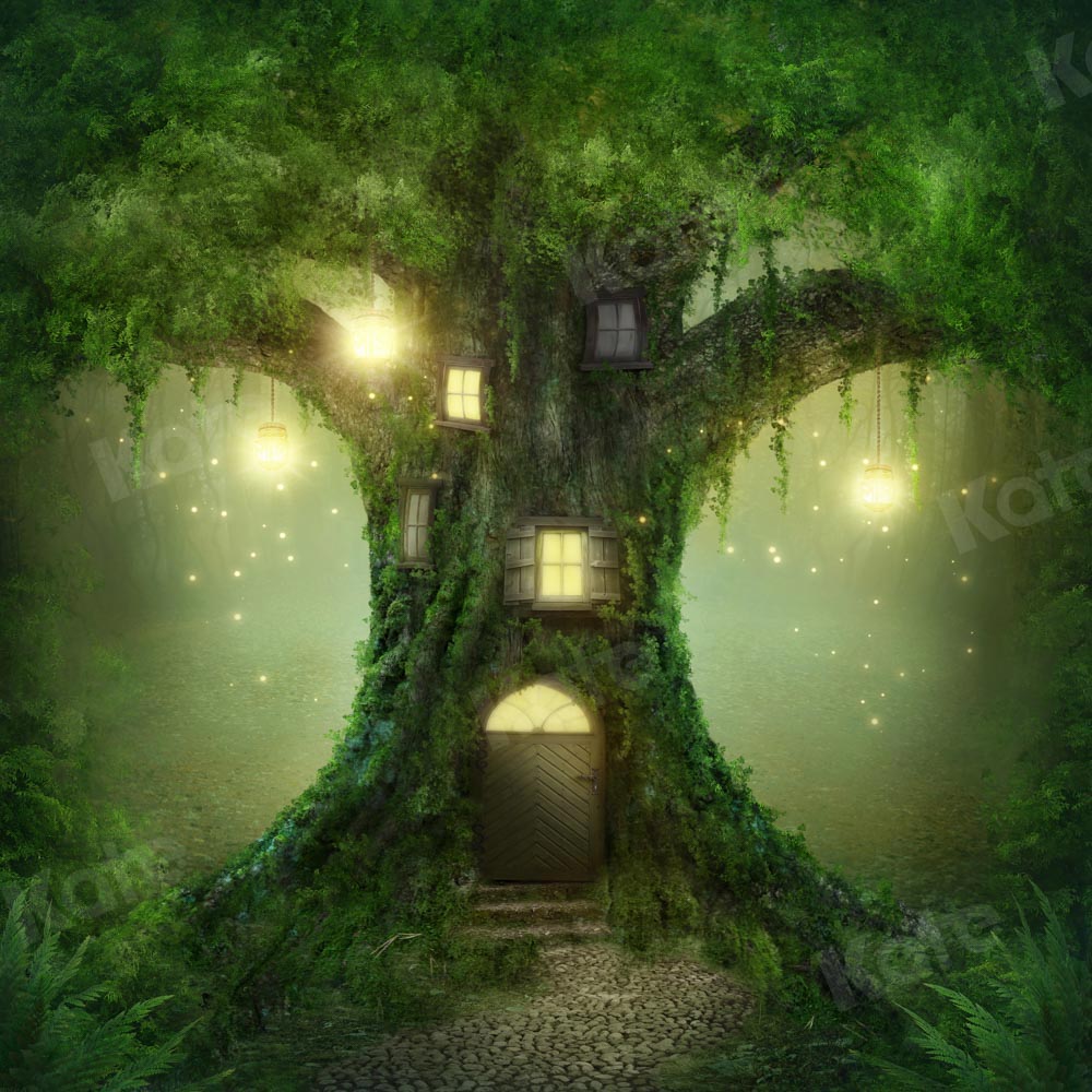 Kate魅惑の森の背景ドリームツリーハウスChain設計