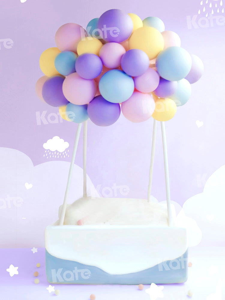 Kate写真撮影の紫のロマンチックな熱気球Chainデザイン