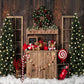 Kateクリスマス ツリーの背景冬のホット ココアEmetselchデザイン