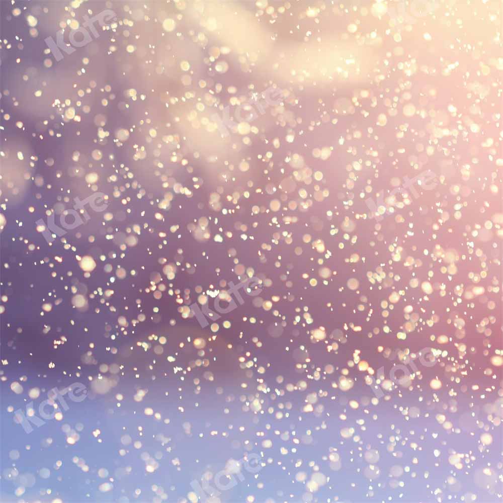 Kate ボケの冬の背景雪が降る設計された Chain Photography